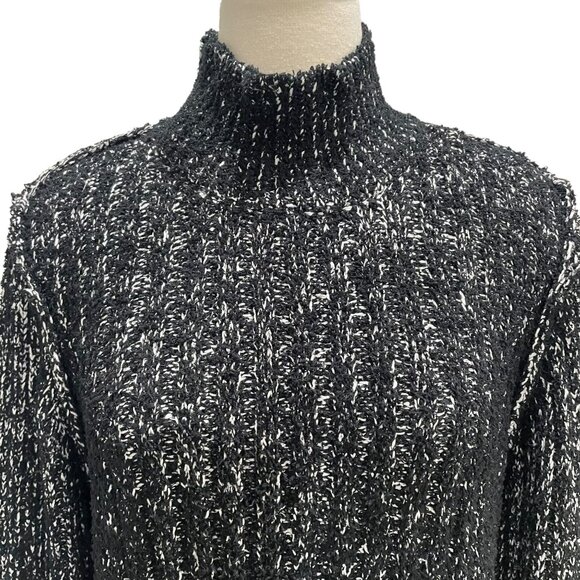 Steve Madden Chunky Knit Turtleneck Sweater XL Lounge Cozy Soft Basic Winter NWT - Picture 7 of 12
